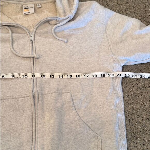 ARITZIA TNA Sweatfleece Terry Fleece Boyfriend Fit Zip Up Hoodie - Picture 8 of 9